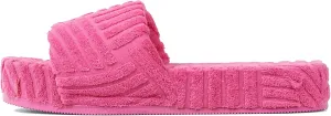 keleimusi Womens Towel Fabric Slipper Thick Sole Round Toe Strap Slide Sandals Shoes