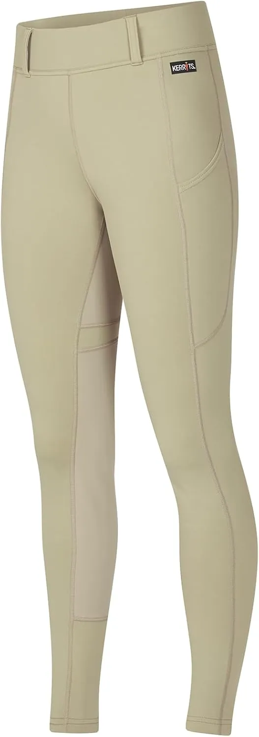 Kerrits Women's Flex 3.0 Full Seat Horse Riding Tights – Lightweight Equestrian Leggings with Secure Grip and Pockets