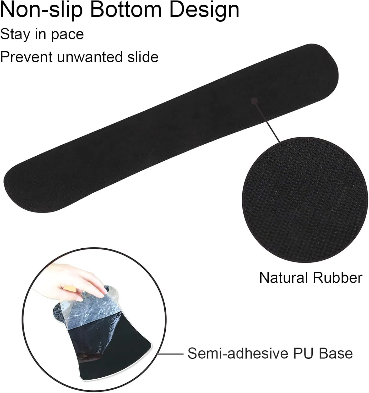 Keyboard Wrist Rest Pad and Ergonomic Mouse Pad with Wrist Support Gel Set, Non-Slip Rubber Base, Cute Mouse Pad for Easy Typing & Pain Relief, for Gaming, Computer, Office -Purple Blue Marble