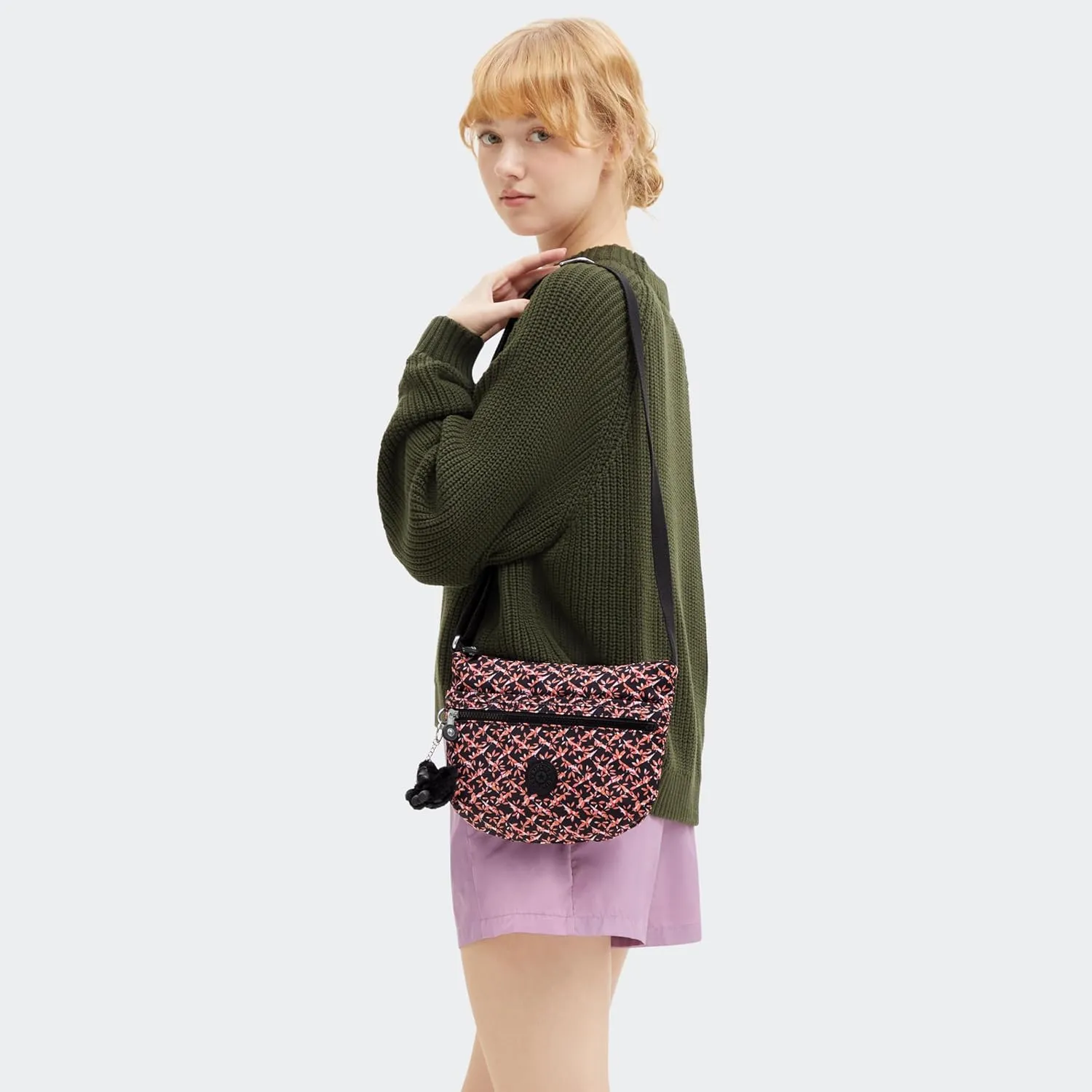 Kipling Women’s Arto Small Crossbody, Lightweight Everyday Purse, Casual Nylon Shoulder Bag