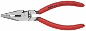 KNIPEX Tools - Needle-Nose Combination Pliers (0821145SBA) , Red