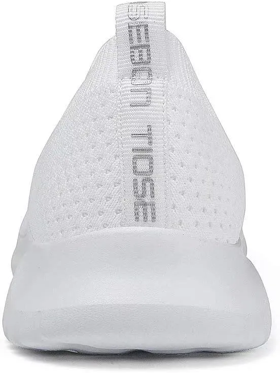 konhill Men's Athletic Walking Shoes - Lightweight Casual Knit Slip on Sneakers