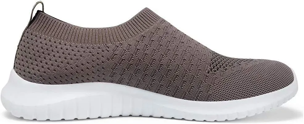konhill Men's Athletic Walking Shoes - Lightweight Casual Knit Slip on Sneakers