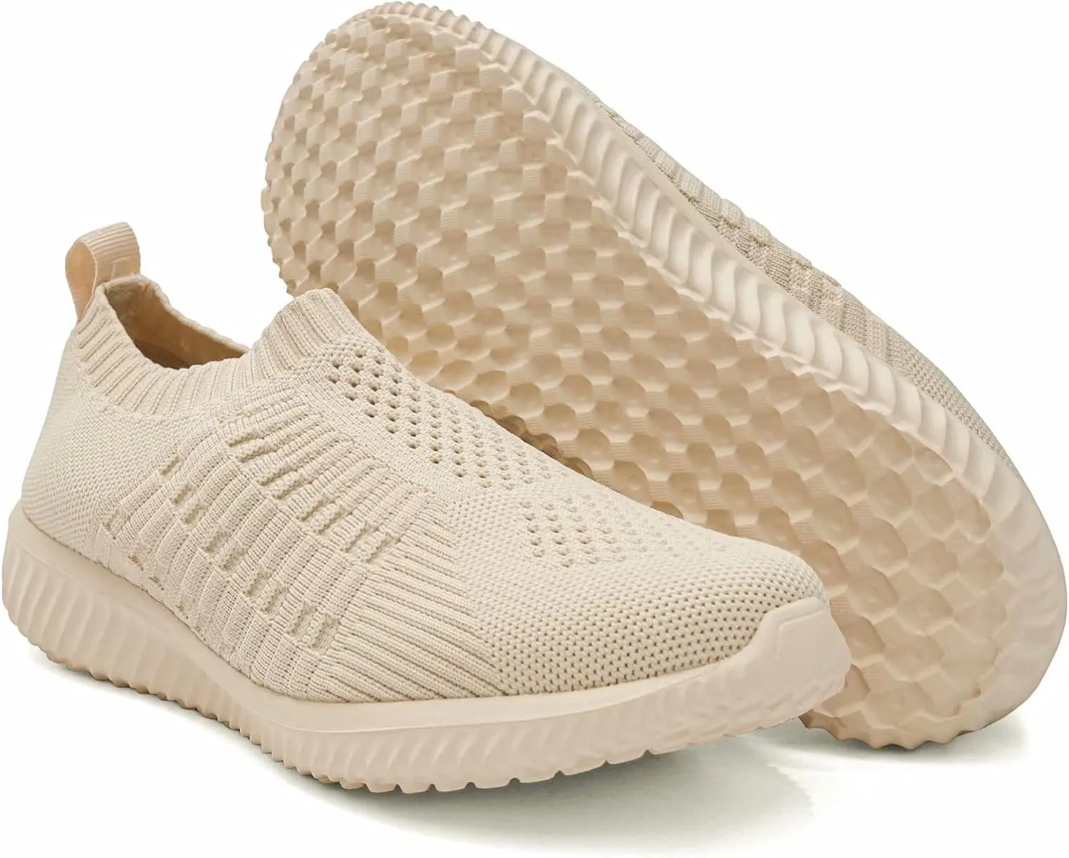 konhill Women's Slip On Walking Shoes Breathable Mesh Sneakers Work Casual Tennis Shoes