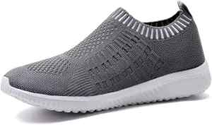 konhill Women's Slip On Walking Shoes Breathable Mesh Sneakers Work Casual Tennis Shoes