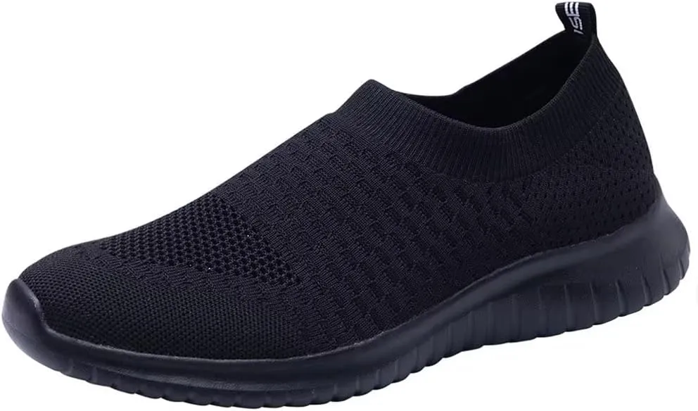 konhill Women's Walking Tennis Shoes - Lightweight Athletic Casual Gym Slip on Sneakers