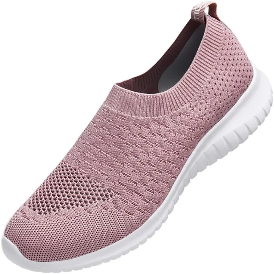 konhill Women's Walking Tennis Shoes - Lightweight Athletic Casual Gym Slip on Sneakers