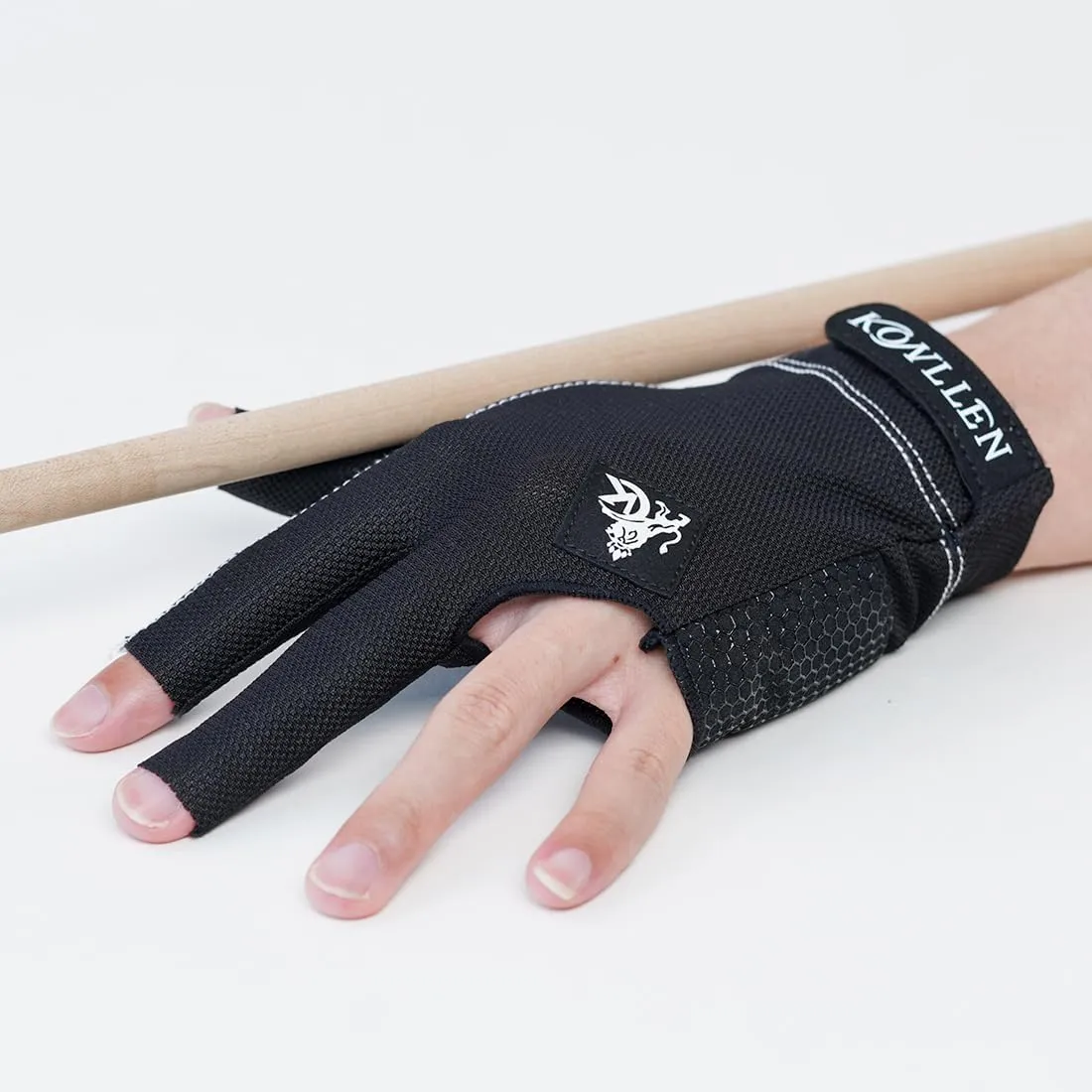 KONLLEN Billiards Gloves for Left Hand/Right Hand L/XL Pool Gloves Professional Non-Slip Adjustable Breathable Snooker Gloves Popular Sizes for Men & Women