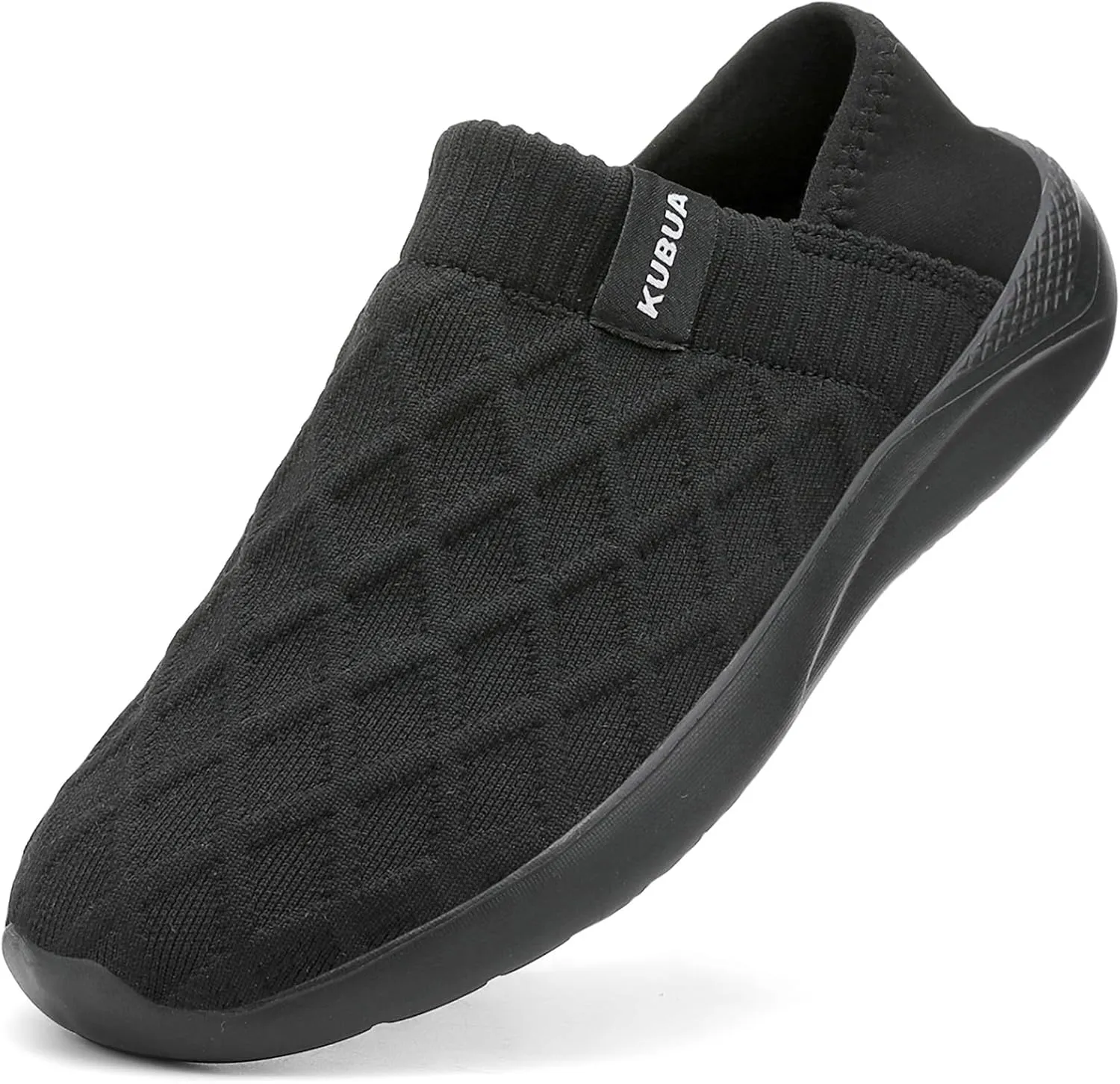 KUBUA Mens Womens Slippers Indoor Lightweight House Shoes Outdoor Breathable Slip on Loafers