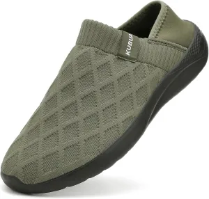 KUBUA Mens Womens Slippers Indoor Lightweight House Shoes Outdoor Breathable Slip on Loafers