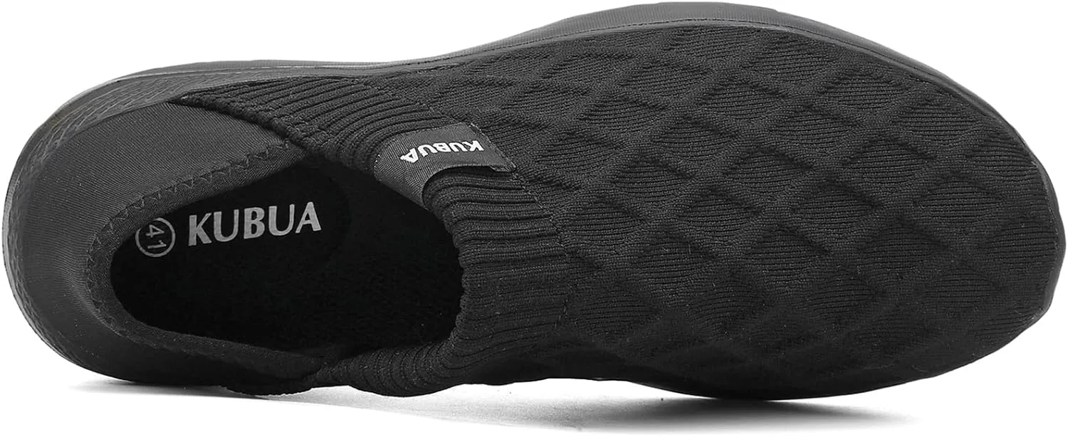 KUBUA Mens Womens Slippers Indoor Lightweight House Shoes Outdoor Breathable Slip on Loafers