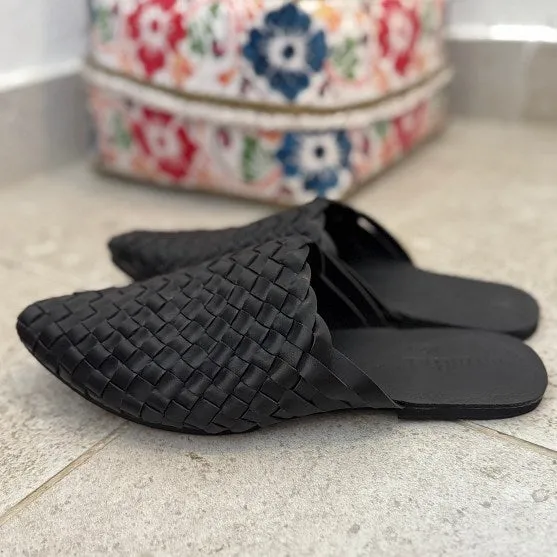 KYND2024: Vegan Leather Mules Black