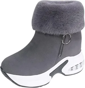 L Boot Fashion Boots Thermal Women's Slip-on Wedges Casual Shoes Breathable Women's Boots Mint Everything