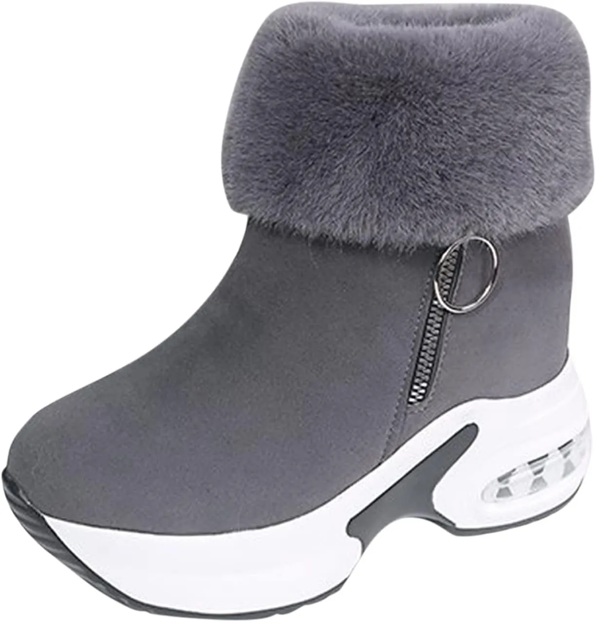 L Boot Fashion Boots Thermal Women's Slip-on Wedges Casual Shoes Breathable Women's Boots Mint Everything