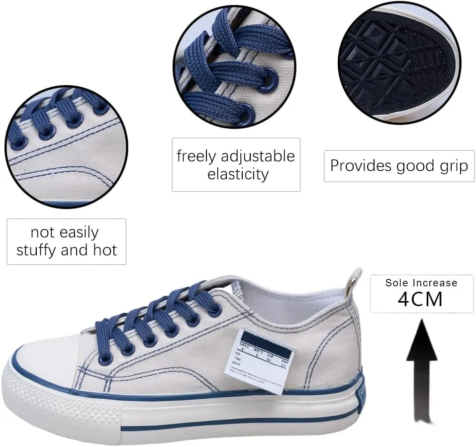 Lace Up Retro Low Cut Casual Canvas Shoes, Versatile Flat Bottomed Lightweight Walking Shoes