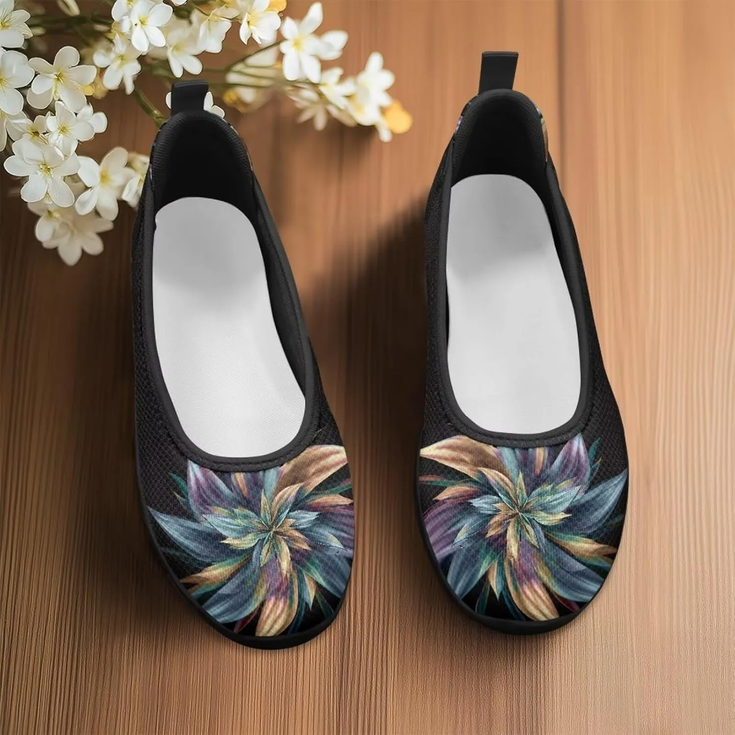 Ladies Slip on Loafer Shoes Womens Flats Shoes Ballet Pregnant Women Work Casual Comfortable