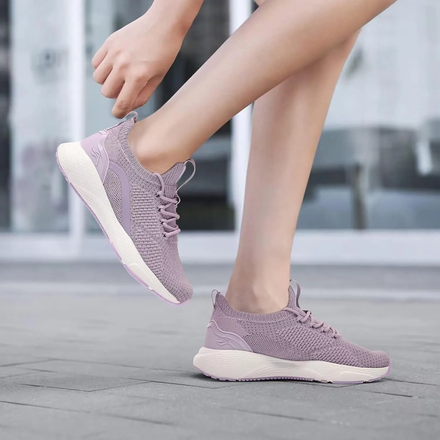 Lamincoa Women Slip on Walking Shoes Lightweight Running Shoes Casual Workout Gym Tennis Sneakers for Women