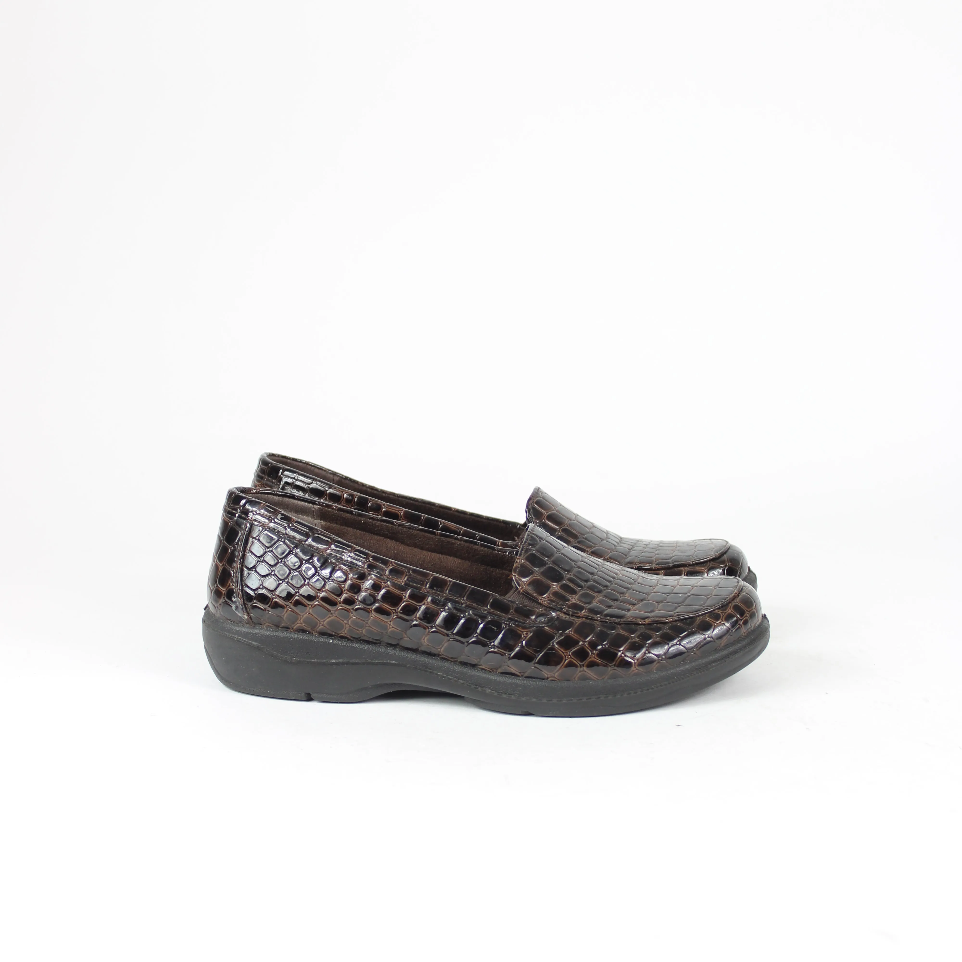 Le Bonne Brown Slip-On Loafers