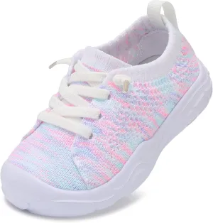 LeIsfIt Toddler Shoes Boys Girls Barefoot Shoes Kids Breathable Sneakers Tennis Shoes Slip on Shoes