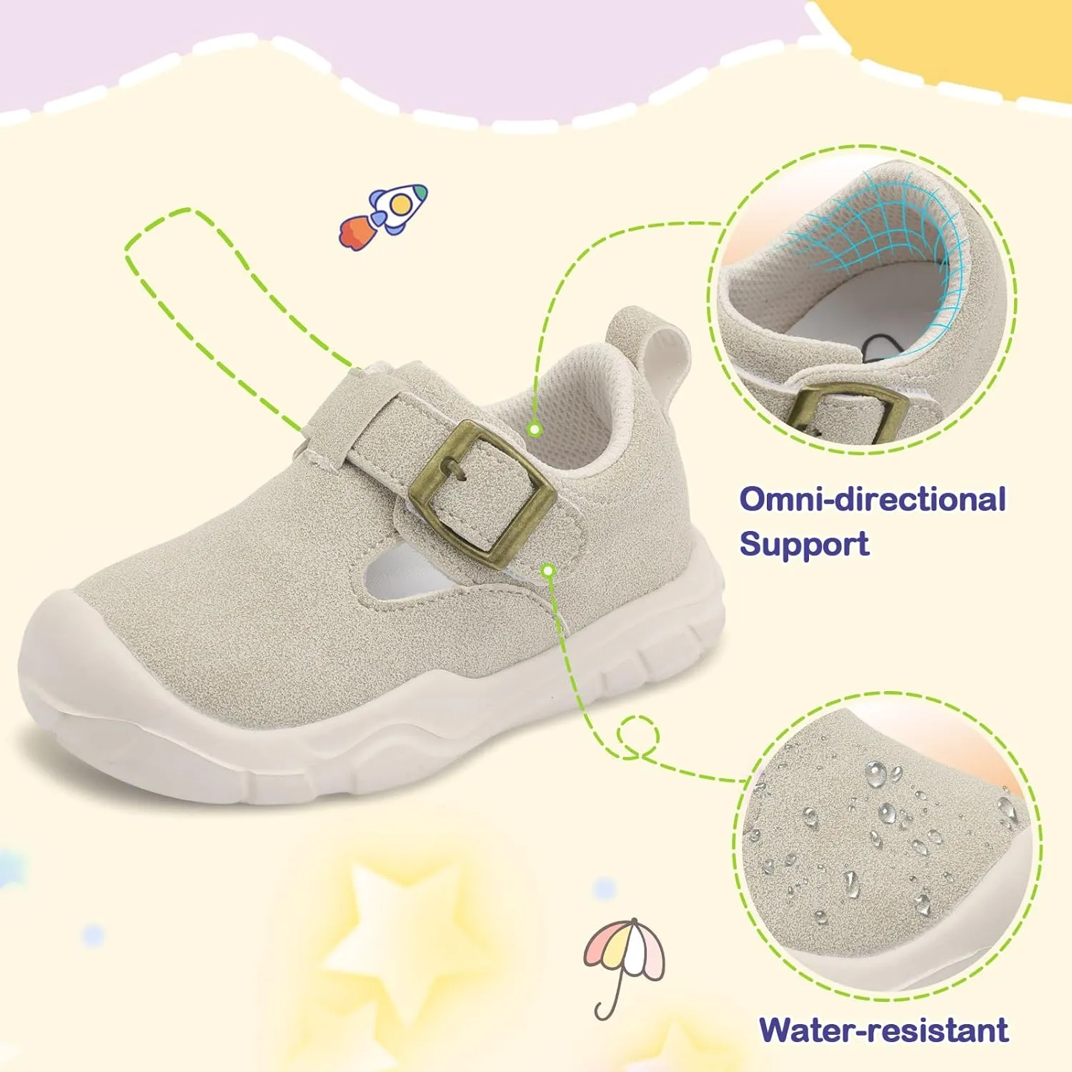 LeIsfIt Toddler Shoes Girls Boys Wide Barefoot Shoes Kids Lightweight Fashion Suede Sneakers for Walking Running Tennis