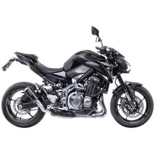 Leo Vince LV-10 Slip-On - Stainless Tailpipe/Black Muffler/Stainless Steel End Cap 15204B