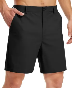 Libin Golf Shorts Men Dress Shorts Casual Work Flat Front Shorts 7" 9" Stretch Lightweight