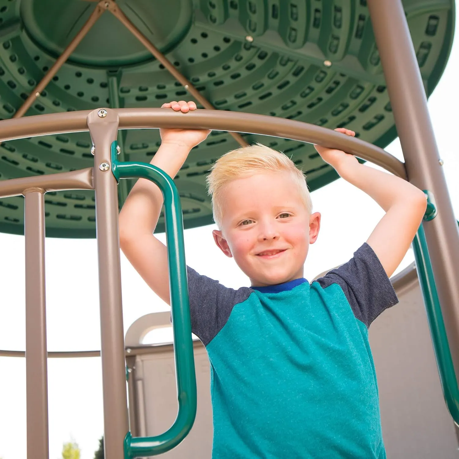 Lifetime 90804 Adventure Tower Swing Set with Spider Swing, Earthtone