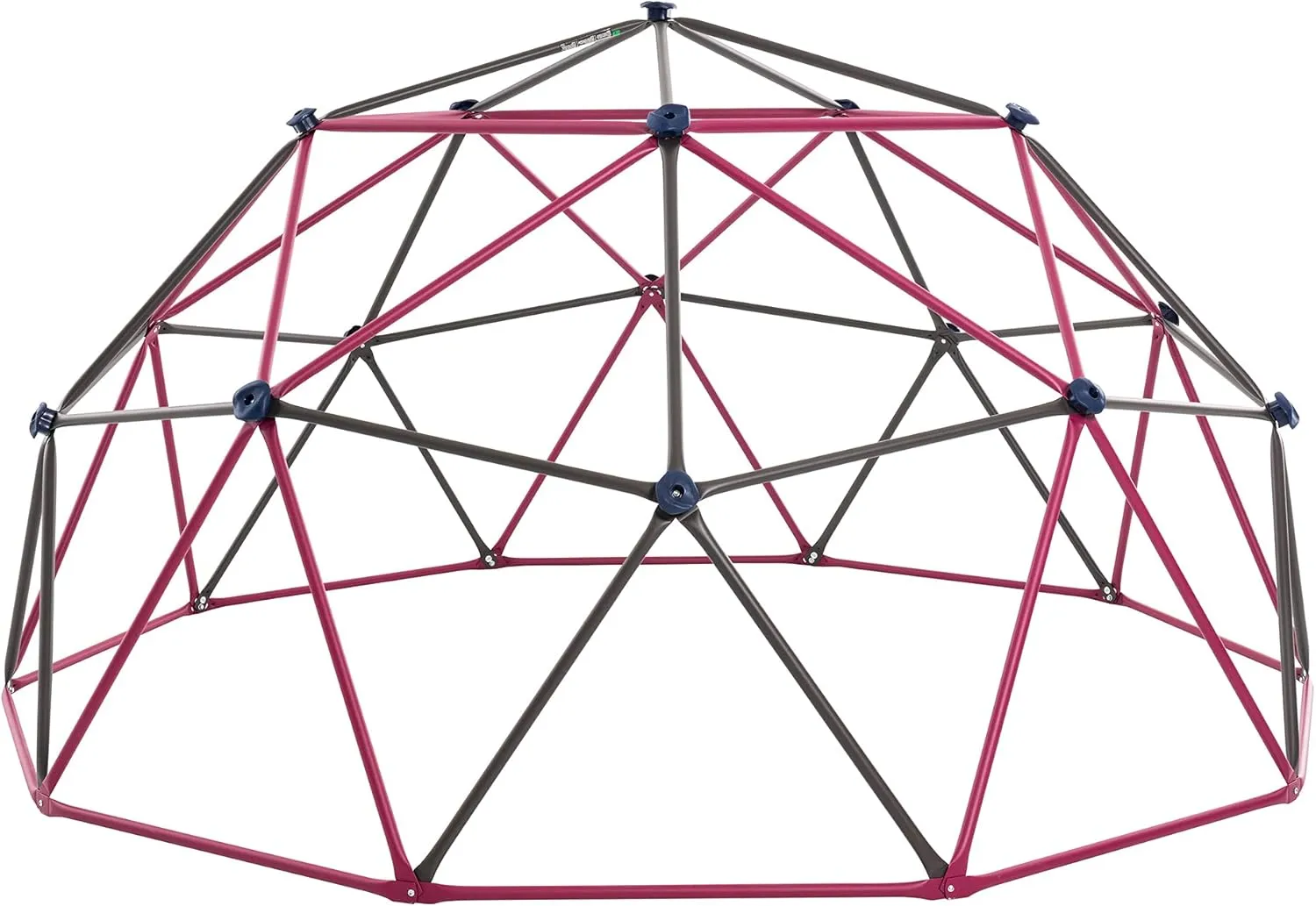 Lifetime 91028 Monkey Bar Adventure Swing Set - Earth Tone Colors & 91088 Geometric Dome Climber Jungle Gym, 5.5' High x 11' Wide, Berry & Brown, 66-Inch
