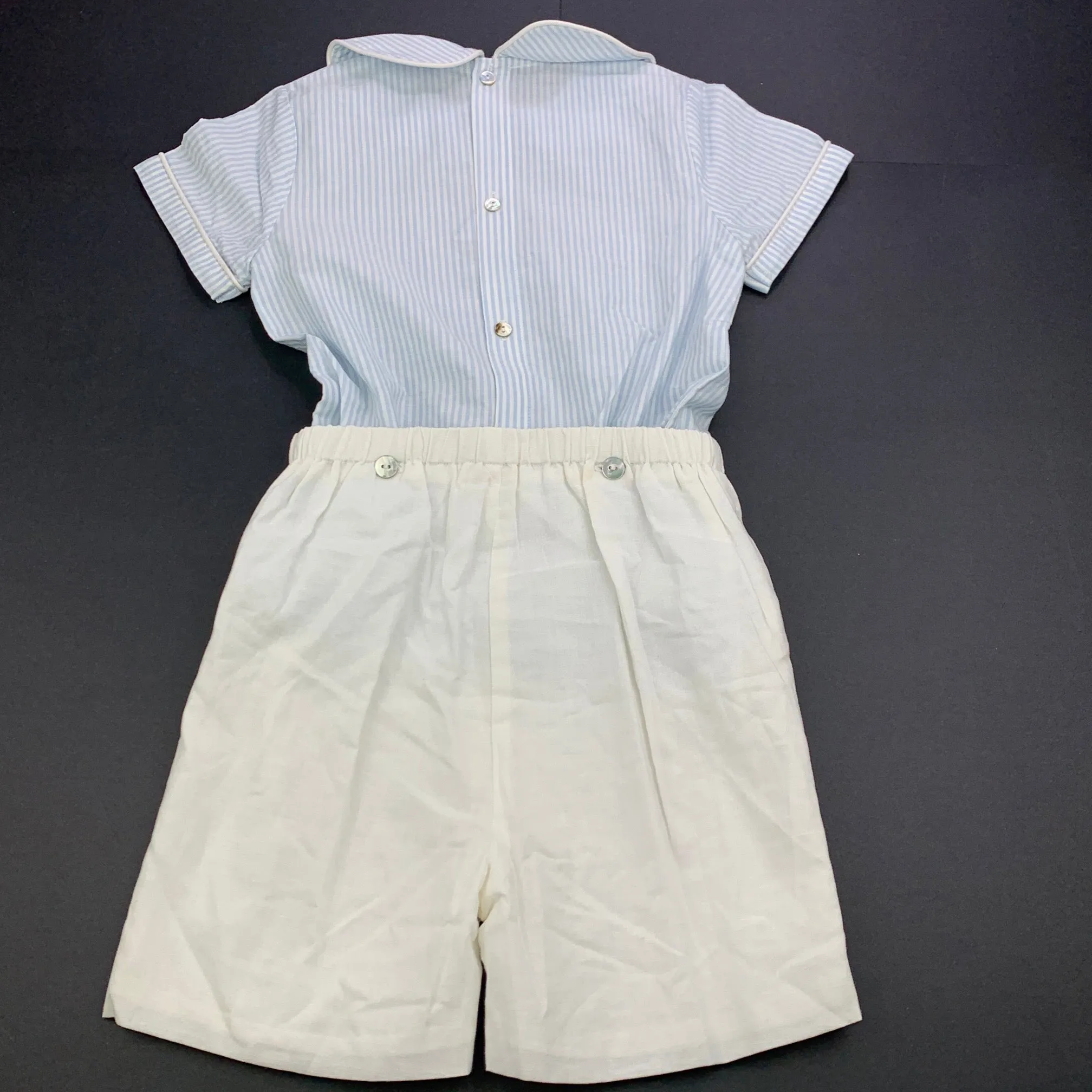 lightweight top & shorts, elasticated, size 3, Pre-loved