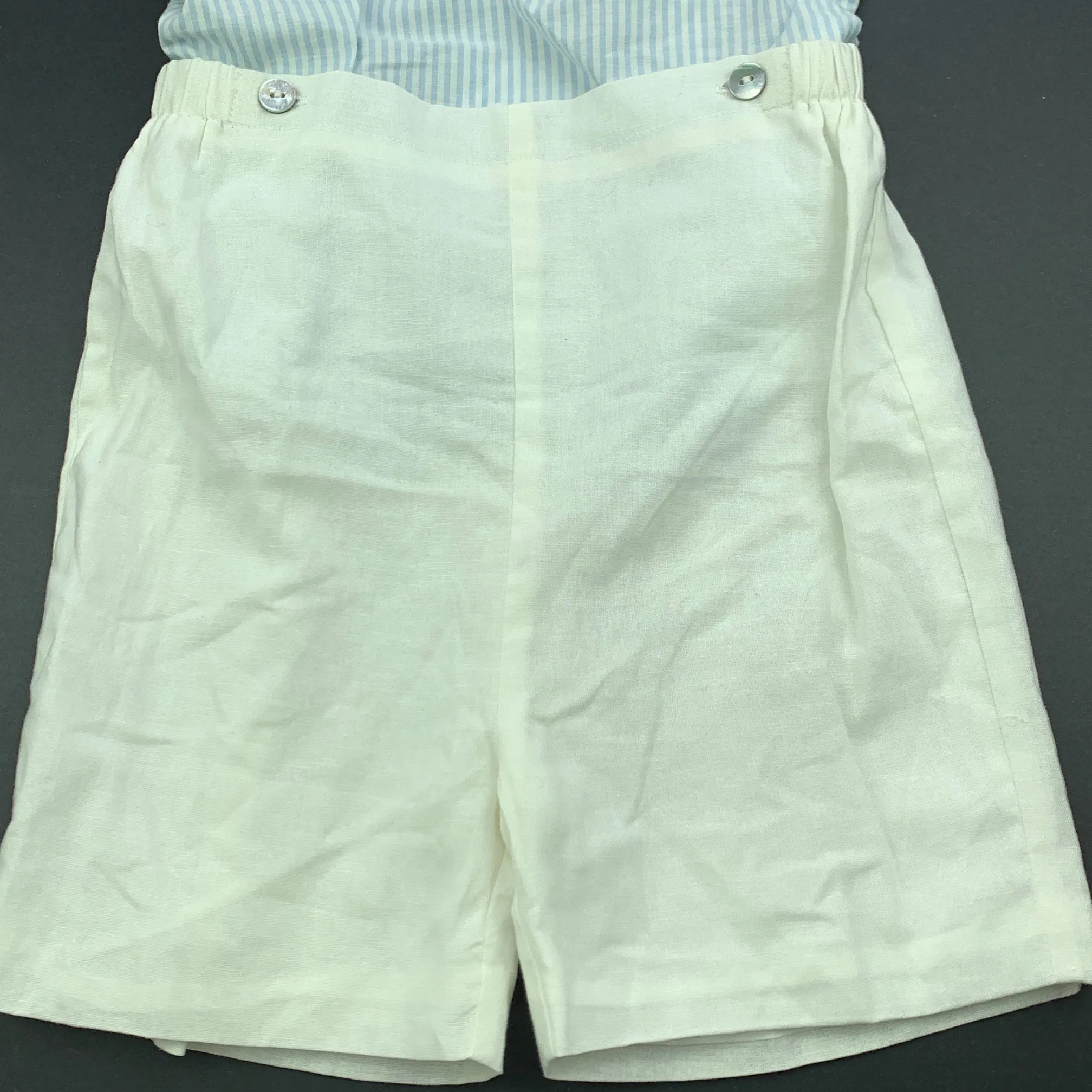 lightweight top & shorts, elasticated, size 3, Pre-loved