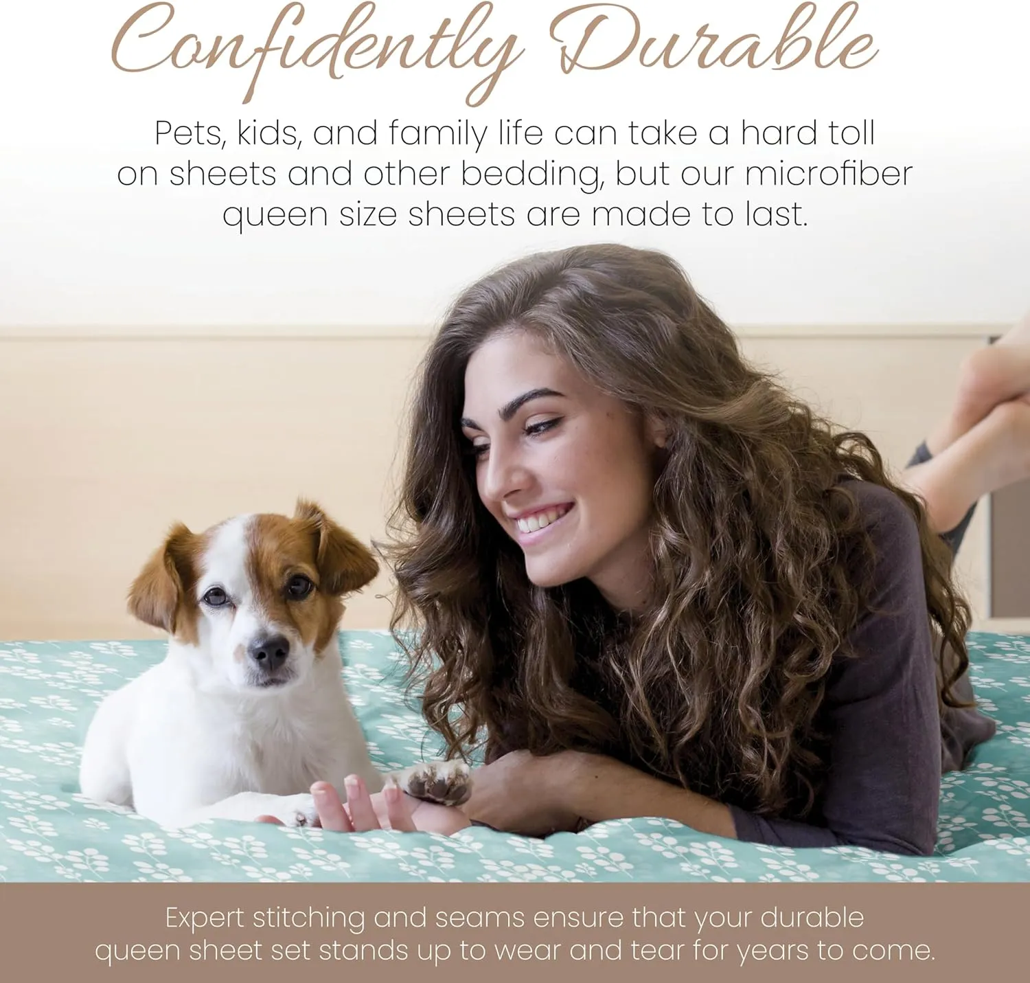 Linen Market Double-Brushed Patterned Microfiber Twin Sheet Set 3 Piece – Oeko-TEX Certified Ultra Soft & Wrinkle-Free - 16" Deep Pocket Sheets - Easy Care Twin Size - Wheatfield Pale Blue