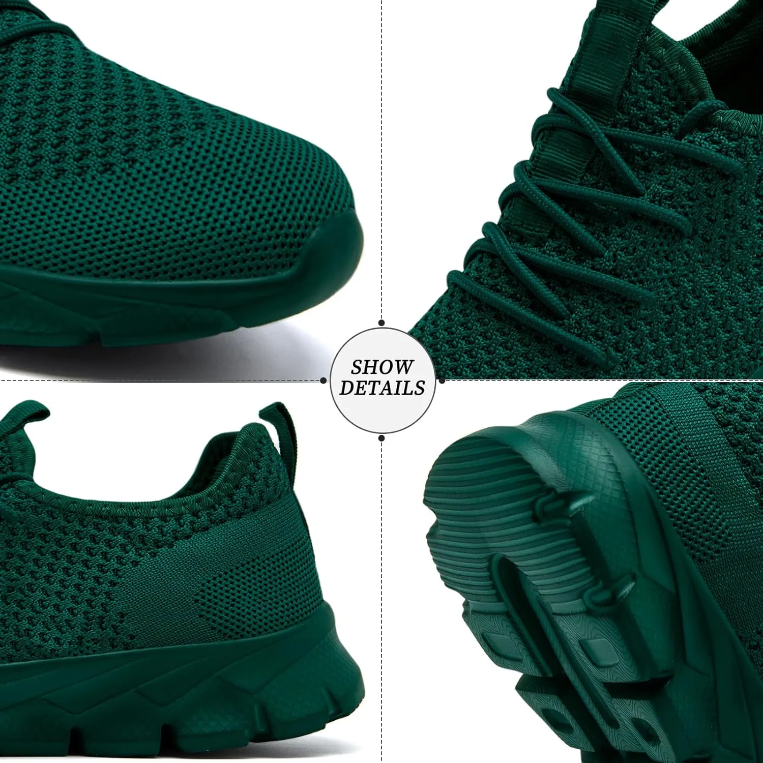 Linenghs Womens Tennis Shoes Running Sneakers Lightweight Breathable Gym Workout Fashion Sport Mesh Slip On Walking Shoes