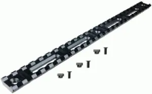 Lion Gears Tactical Picatinny Rail, 10" Long with 25 Slots, 3PCs Screws Included