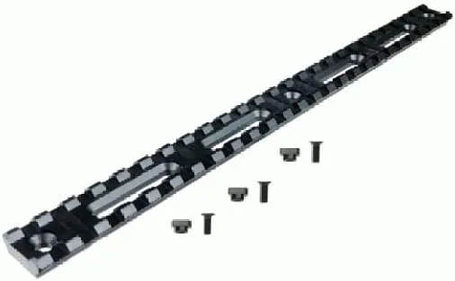 Lion Gears Tactical Picatinny Rail, 10" Long with 25 Slots, 3PCs Screws Included