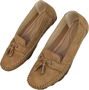 Loafers for Women Business Casual Flats Shoes Comfortable Lightweight Penny Loafers Slip On Work Flats Dress Shoes