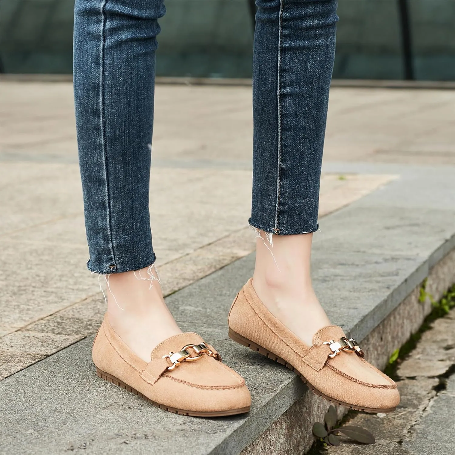 Loafers for Women Business Casual Shoes Comfortable & Lightweight Penny Loafers Slip On Work Flats