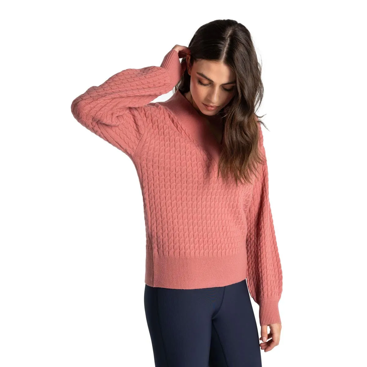 Lole LSW4354 Women's Camille V-Neck Sweater