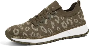 LUCKY STEP Women 's Mesh Slip on Sneaker Elastic Sock Knit Comfortable Breathable Lightweight Fashion Casual Walking Shoes