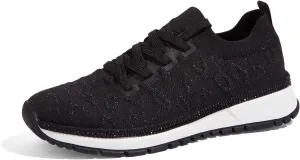 LUCKY STEP Women 's Mesh Slip on Sneaker Elastic Sock Knit Comfortable Breathable Lightweight Fashion Casual Walking Shoes