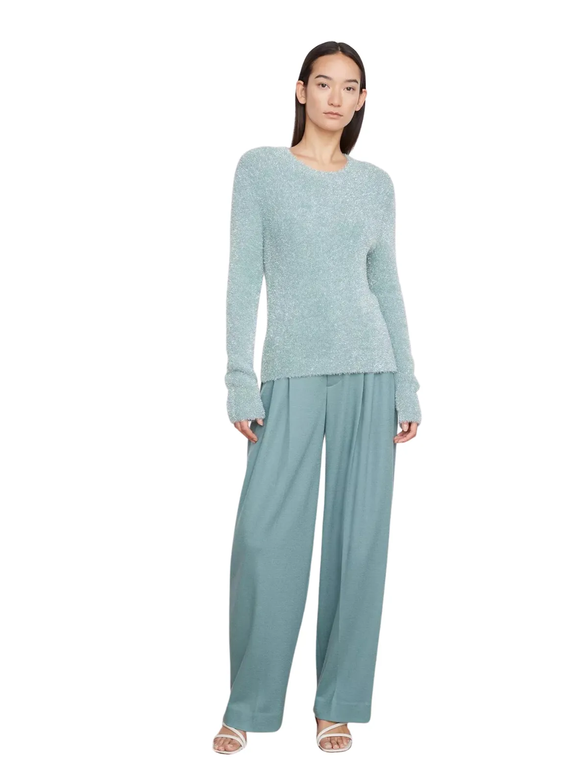 Lurex Soft Eyelash Pullover