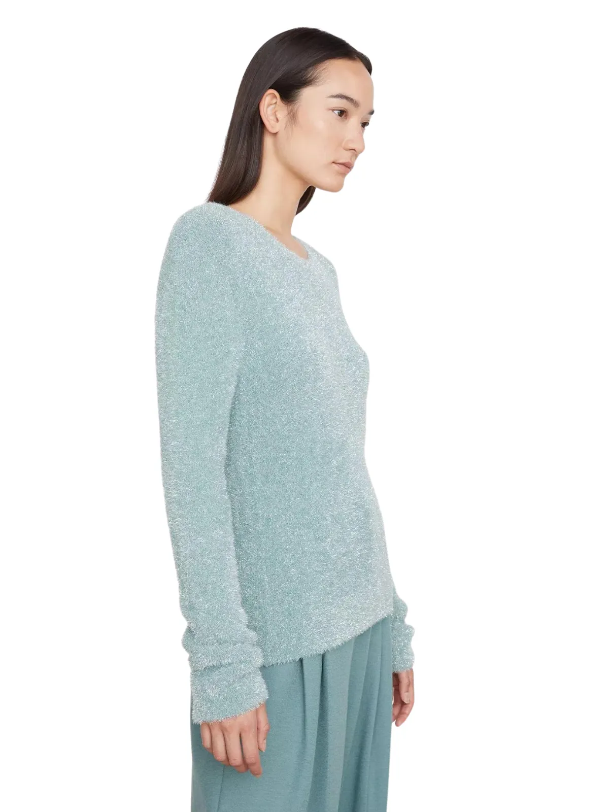Lurex Soft Eyelash Pullover