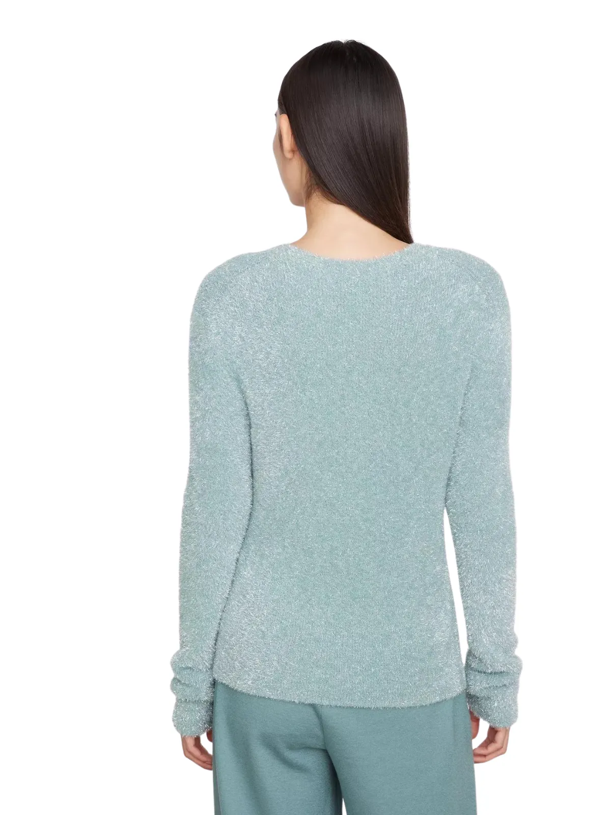 Lurex Soft Eyelash Pullover