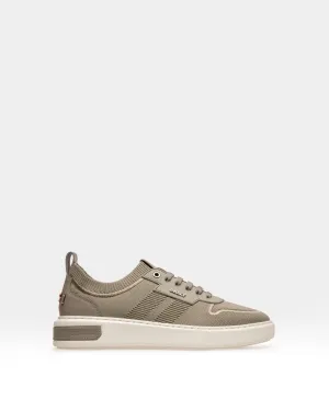 Macky Knit Fabric Sneakers In Grey