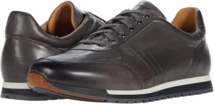 Magnanni Ibiza - Sneakers for Men - Smooth Leather Lining - Cushioned Leather-Covered Footbed - Lace-up Sneaker Grey 8 M