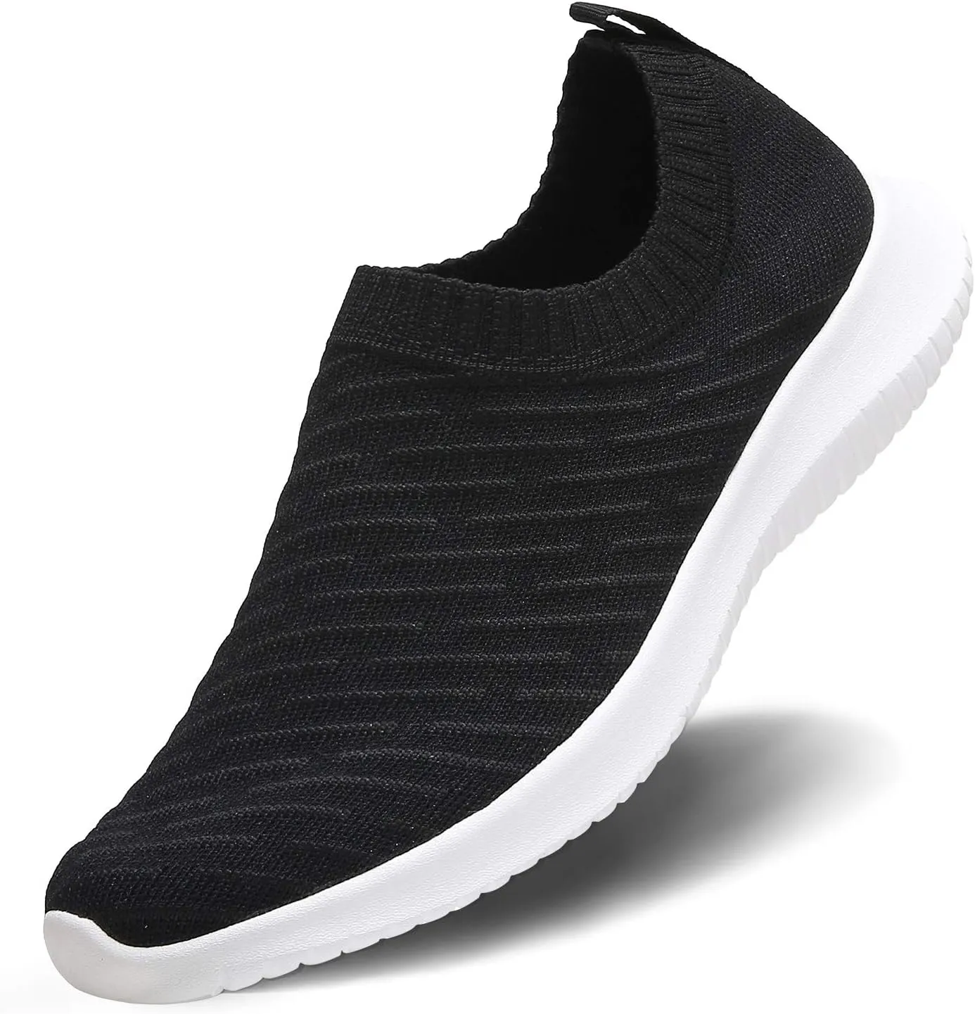 MAIITRIP Womens Comfort Elastic Sock Slip On Walking Lightweight Non-Slip Fall Shoes (Size:5.5-11)