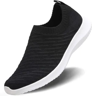 MAIITRIP Womens Comfort Elastic Sock Slip On Walking Lightweight Non-Slip Fall Shoes (Size:5.5-11)