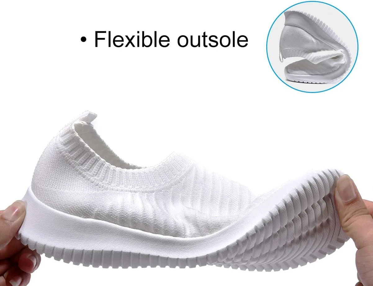 MAIITRIP Womens Comfort Elastic Sock Slip On Walking Lightweight Non-Slip Fall Shoes (Size:5.5-11)
