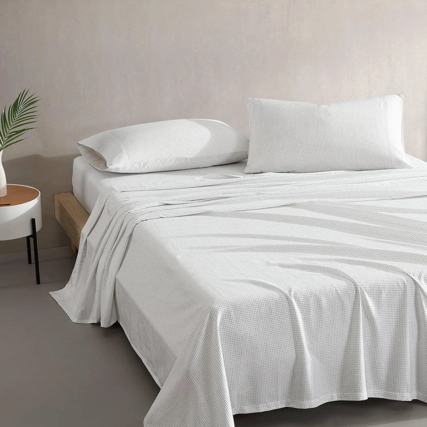 Marimekko - King Sheets, Organic Cotton Bedding Set, Luxuriously Soft & Smooth Home Decor, GOTS Certified (Muru Navy, King)