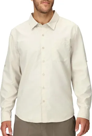 MARMOT Men's Aerobora Long Sleeve Button-Down Shirt - Lightweight, Packable, Quick-Drying UPF Protection