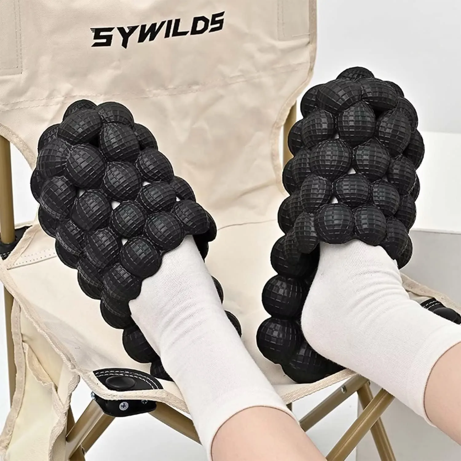 Massage foam sandals Women's men's non-slip cloud slippers Soft and comfortable sandals